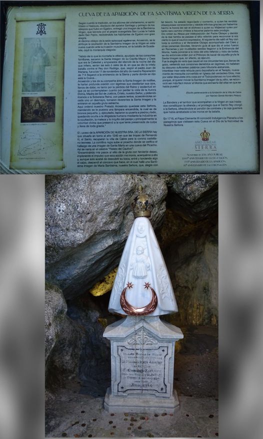 Fotografías relativa a la Virgen de la Sierra
