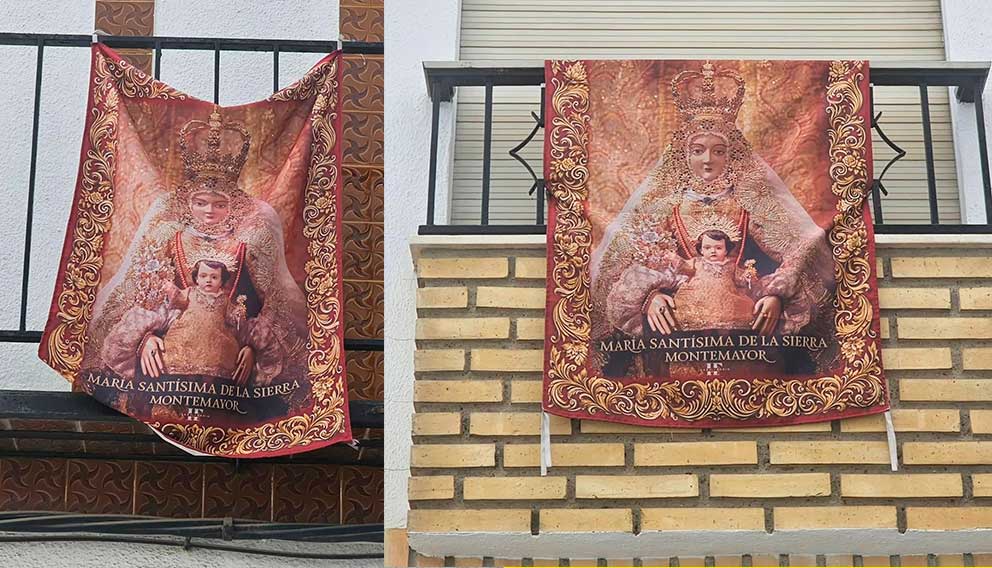 Fotografías relativa a la Virgen de la Sierra
