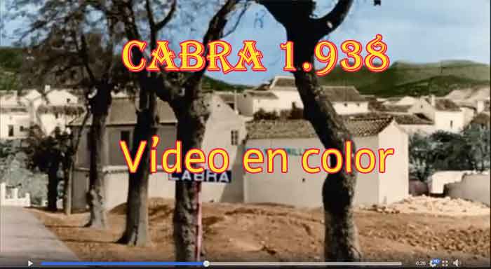 Vídeo en color del bombardeo de Cabra